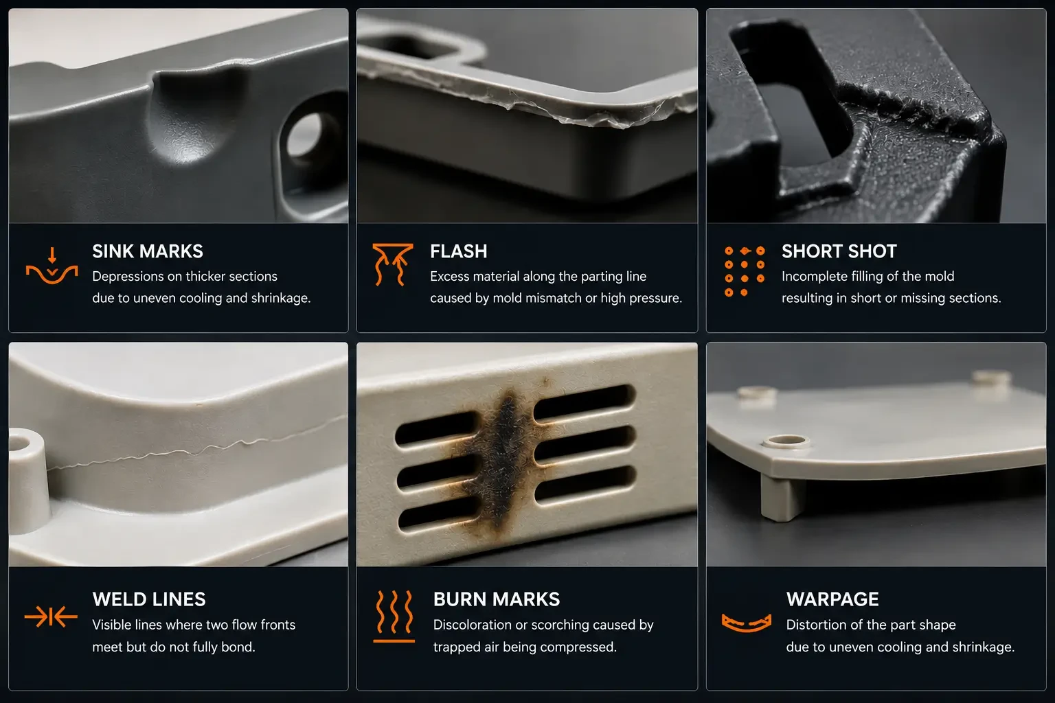 Injection Moulding Defect Library tool